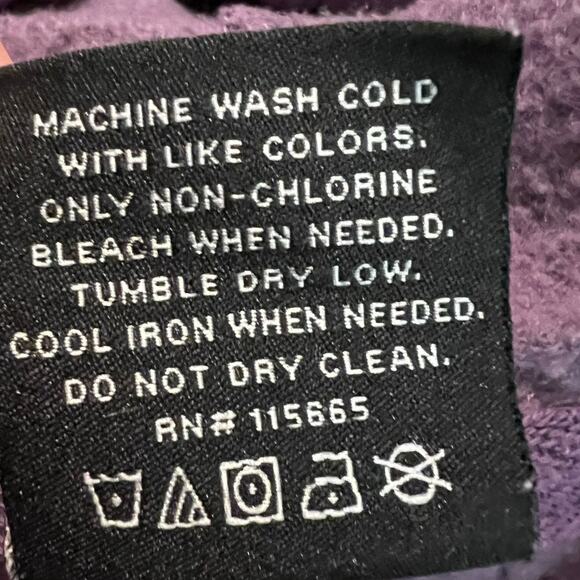 The Exorcist Unisex Pullover Hoodie in Purple Black and Green Size 2XL - Picture 5 of 5